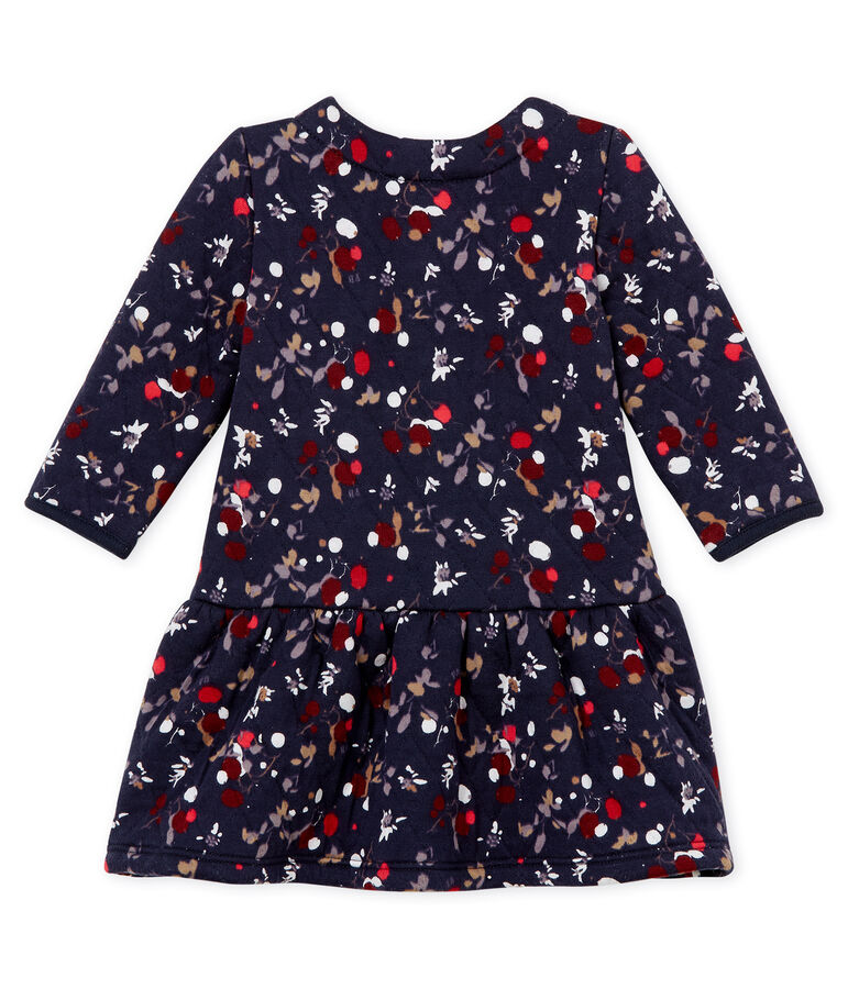 Baby girl's print dress blue/multicolor