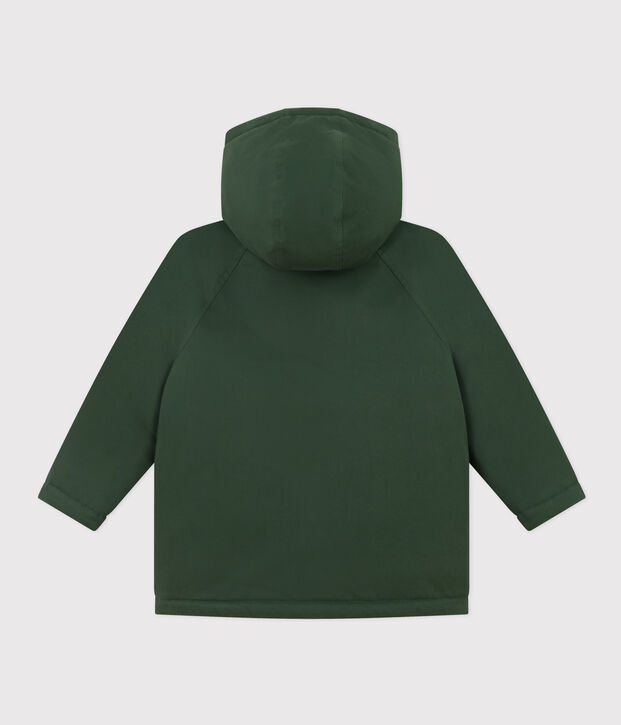 Children's unisex parka green