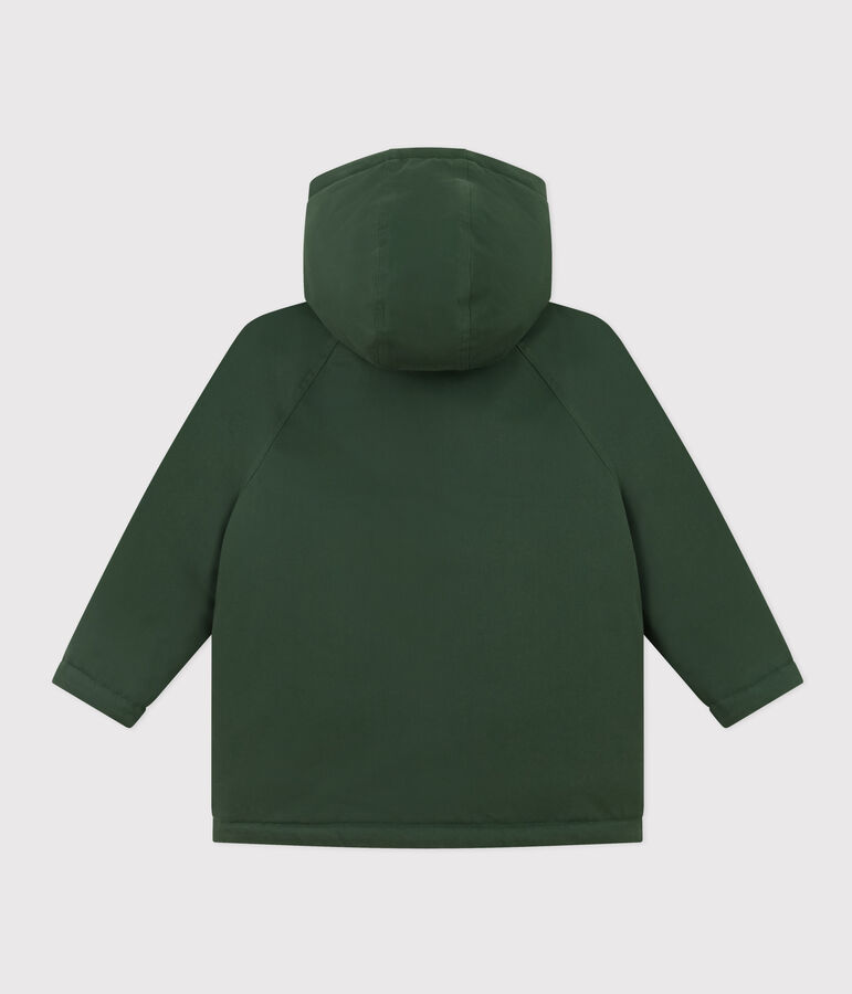 Children's unisex parka green