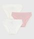 Children's cotton and elastane knickers - 3-Pack