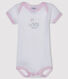 Baby girls' short-sleeved bodysuit