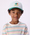 Children's cotton cap blue/multicolor