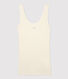 Women's wool and cotton blend tank top