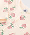 Little girls' fleece cardigan AVALANCHE white/MULTICO