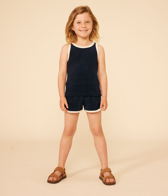 Girls' Terry Vest Top SMOKING blue