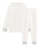 Boys' Tube Knit Pyjamas MARSHMALLOW white/MULTICO white