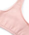 Girls' Padded Crop Top FLEUR pink