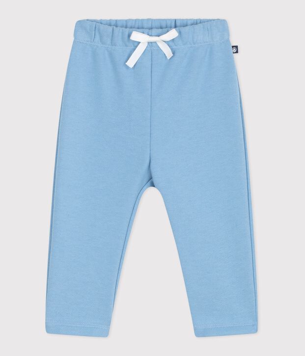 Babies' jogging bottoms in plain cotton FLO