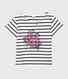 Girls' Short-Sleeved Organic Cotton T-Shirt
