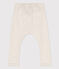 Babies' Thick Jersey Trousers MONTELIMAR CHINE beige