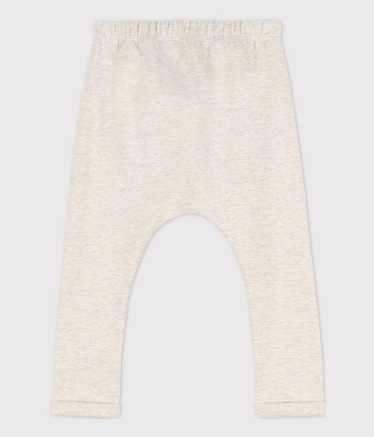 Babies' Thick Jersey Trousers MONTELIMAR CHINE beige