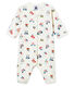 Baby Girls' Ribbed Footless Sleepsuit