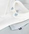 Babies' 2-piece velour gift set, the body embroidered with a bear CO2