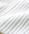 Babies' Wrap in Quilted Tube Knit MARSHMALLOW white