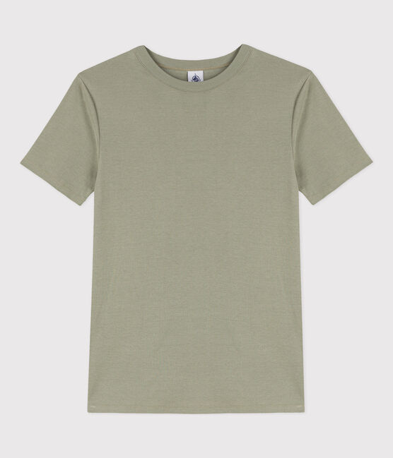 Women's Iconic Cotton Round Neck T-Shirt MARECAGE green