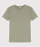 Women's Iconic Cotton Round Neck T-Shirt MARECAGE green