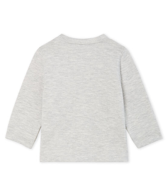 Baby Boys' Long-Sleeved T-Shirt BELUGA CHINE CN grey