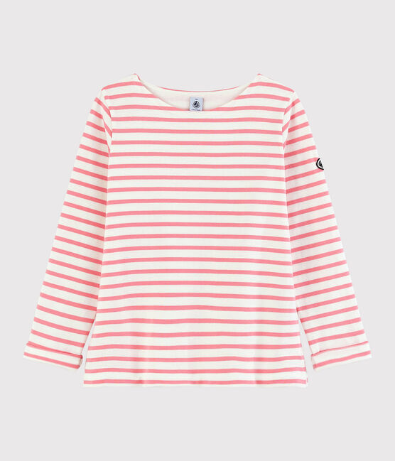 Women's Iconic Breton Top MARSHMALLOW white/GRETEL pink