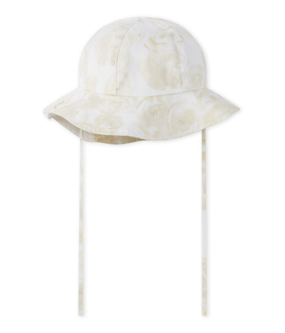 Baby girl's hat MARSHMALLOW white/MULTICO white