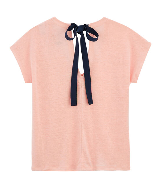 Women's Linen T-Shirt PATIENCE pink