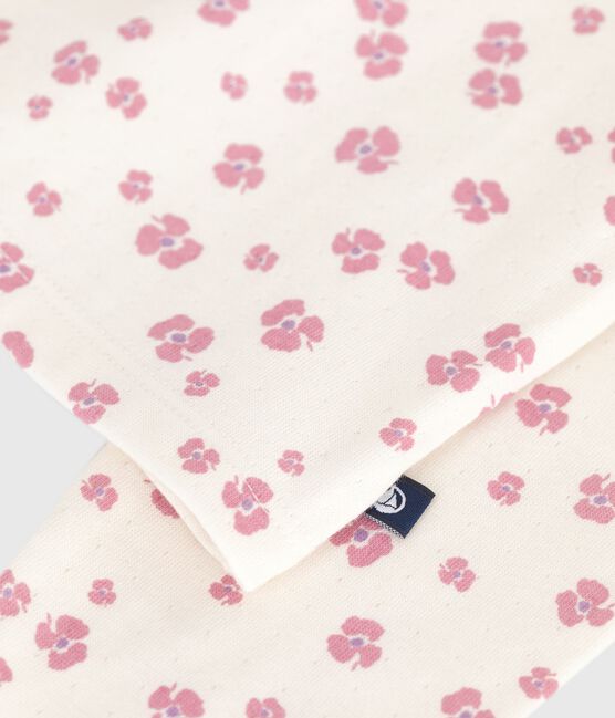 Children's printed cotton cardigan MILK /MULTICO