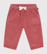 Babies' velour trousers