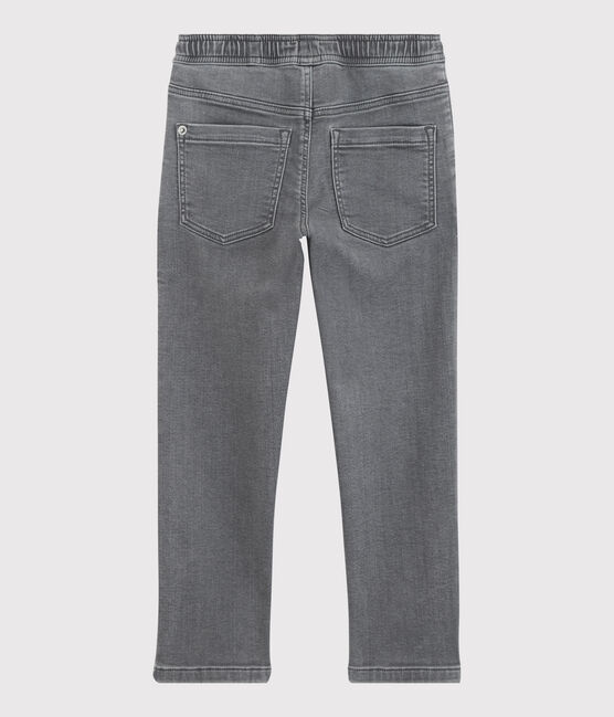 Boys' Eco-Friendly Regular Denim Trousers GRIS grey