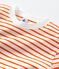 Women's Breton Stripe Cotton T-Shirt MARSHMALLOW white/CAROTTE