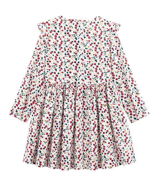 Girls' Print Dress MARSHMALLOW white/MULTICO white