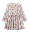 Girls' Print Dress MARSHMALLOW white/MULTICO white