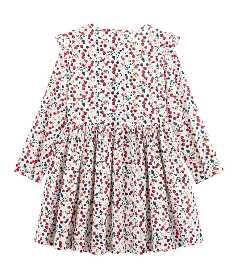Girls' Print Dress white/multicolor