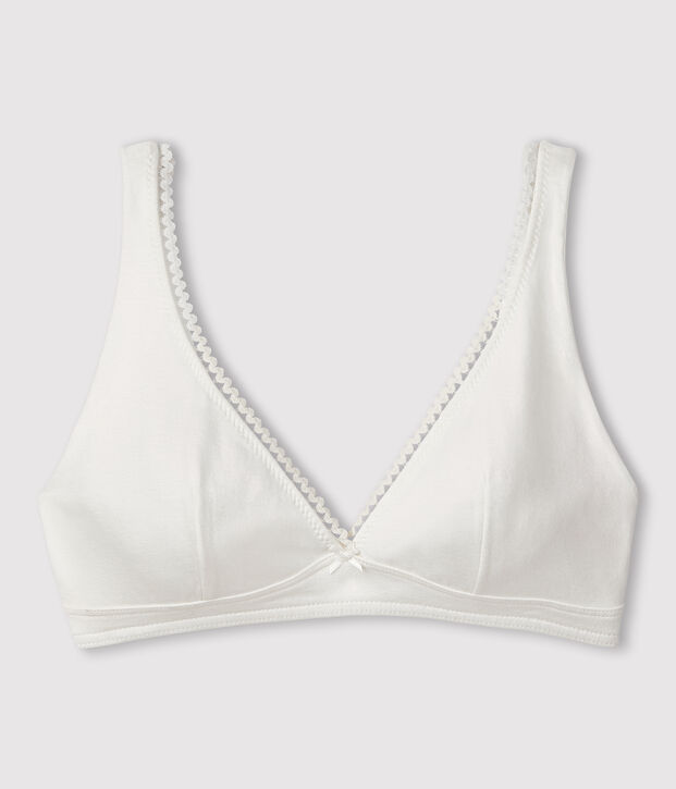 Women's Stretch Cotton Bra white