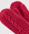 Unisex Children's Mittens TERKUIT red