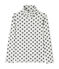 Boy's star print base layer turtleneck BELUGA grey/MAKI grey