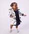 Babies' iconic raincoat MILK blue/CREPUSCULE