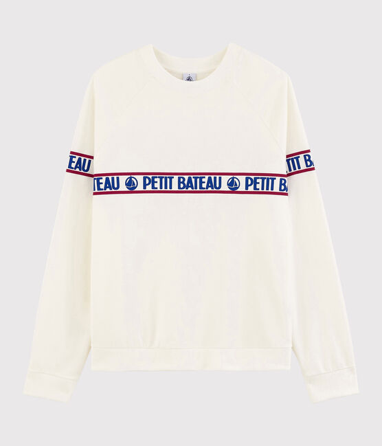 Women's Fine Fleece Sweatshirt MARSHMALLOW white