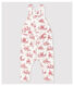Baby Girls' Long Fleece Dungarees