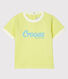 Short-sleeved T-shirt for baby boys