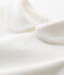 Baby girl's body with Peter Pan collar MARSHMALLOW white