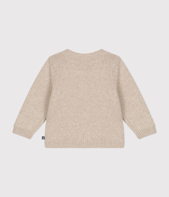 Babies' knitted jumper containing wool. AVALANCHE /CORRIDA