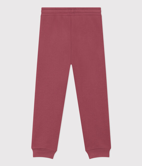 Girls' fleece jogging bottoms JUKE BOX brown