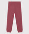 Girls' fleece jogging bottoms JUKE BOX brown