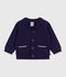 Babies' plain cotton cardigan SOIR