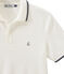 Men's short-sleeved polo shirt MARSHMALLOW white