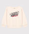 Unisex Patterned Fleece Sweatshirt AVALANCHE Ecru