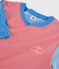 Women's Iconic Organic Cotton Round Neck T-Shirt PEPS red/MULTICO white