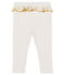 Baby Girls' Ruffled Leggings MARSHMALLOW white/OR yellow