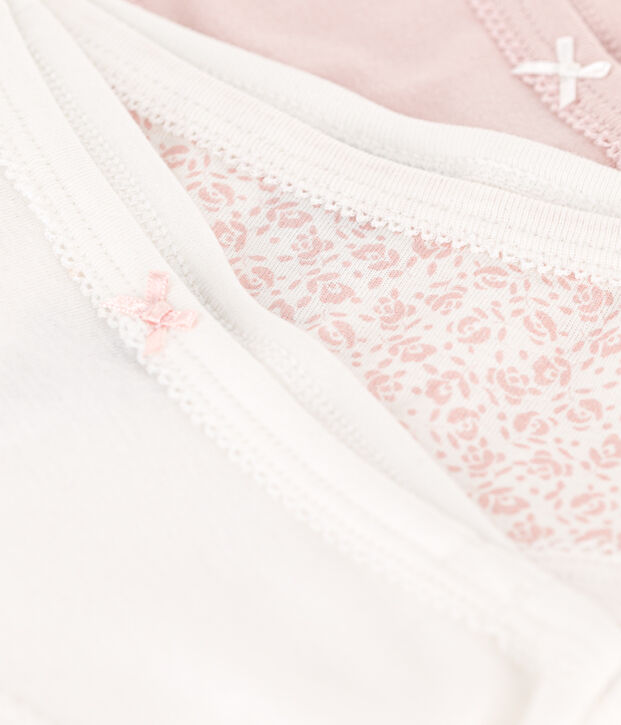 Children's High-Waisted Cotton Knickers - 3-Pack multicolor