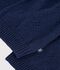 Babies' plain wool and cotton knit cardigan SOIR