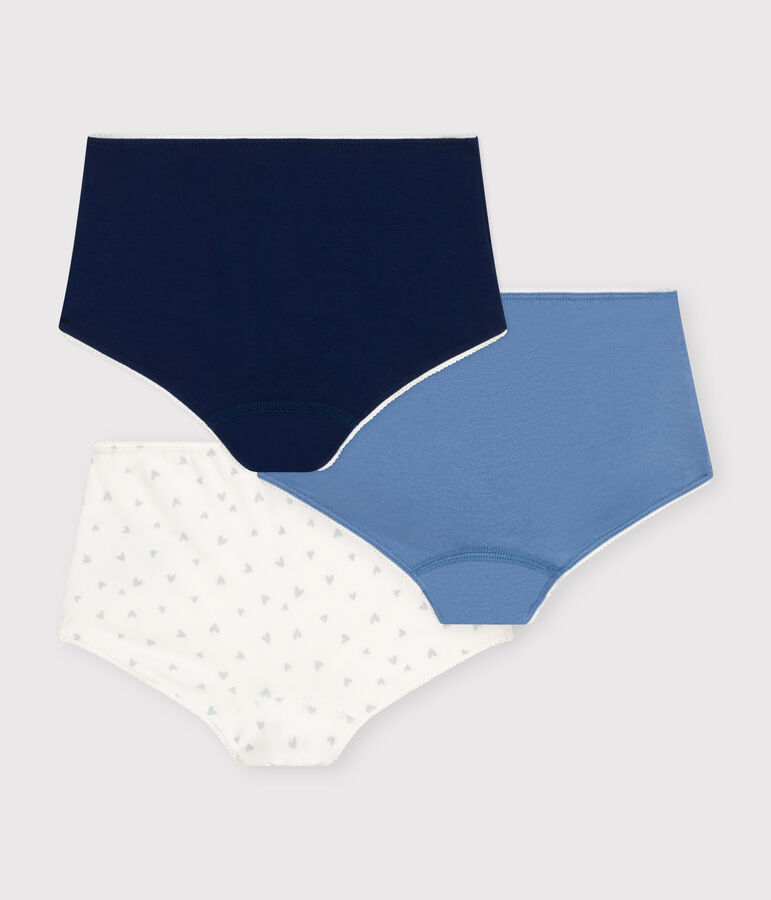 Children's cotton and elastane shorties - 3-pack variante 1